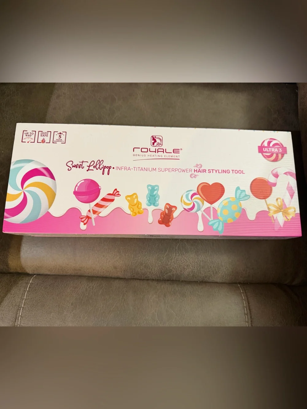 Sweet Lollipop Pink Hair Styling Tool by Royale